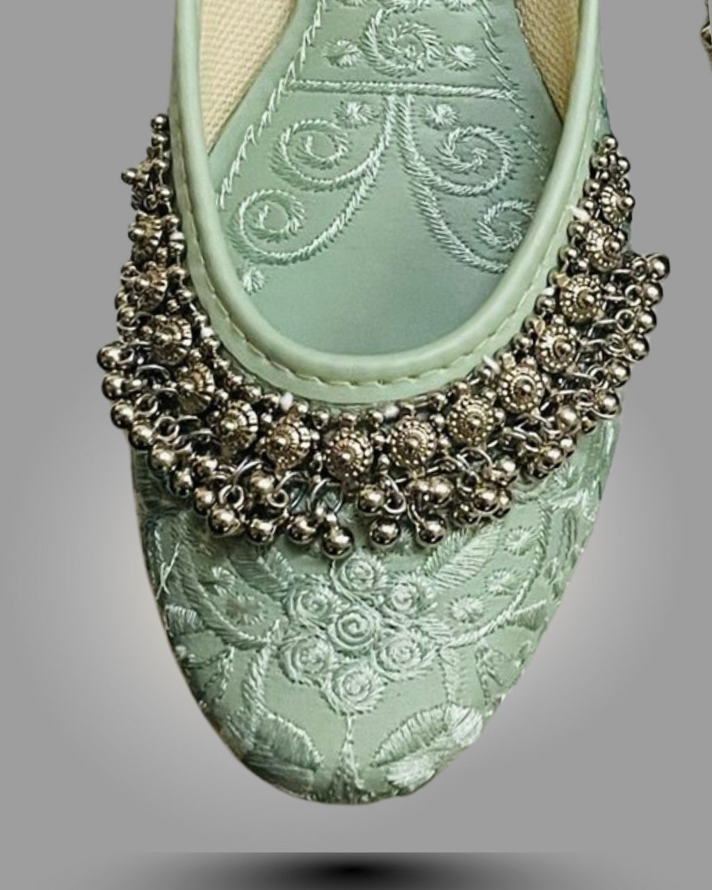CLASSIC JHANJAR -Mehendi Charm Green