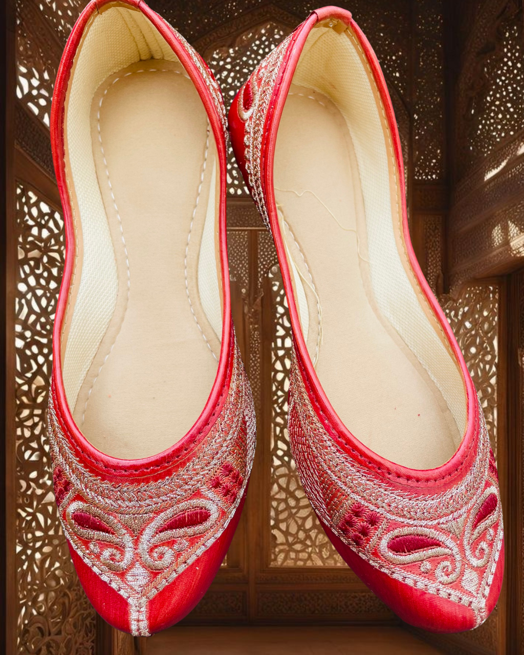 zameen noor wines -Red & Silver Elegance