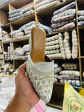 Heel Jutti with Osom White
